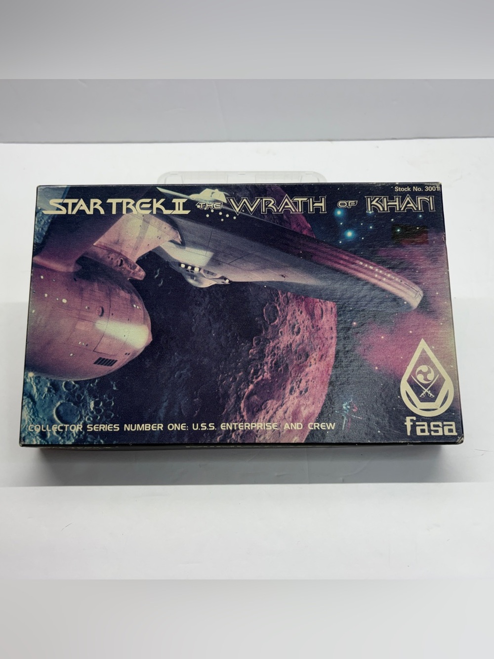 Vintage 1983 FASA Star Trek II Wrath of Khan Enterprise Miniatures Set